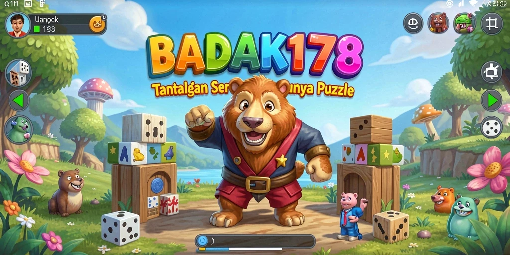 Screenshot gameplay <strong>BADAK178</strong> menampilkan tantangan Puzzle yang menarik.