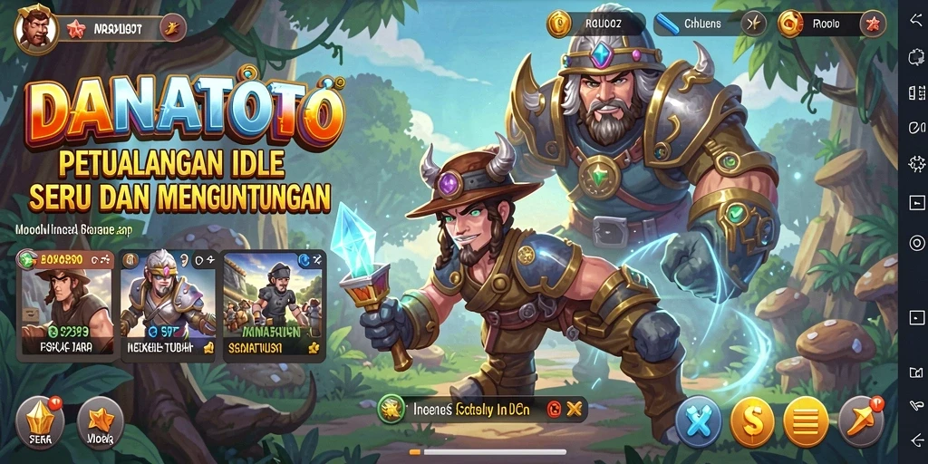 Tampilan gameplay DANATOTO yang menarik dan menawan.
