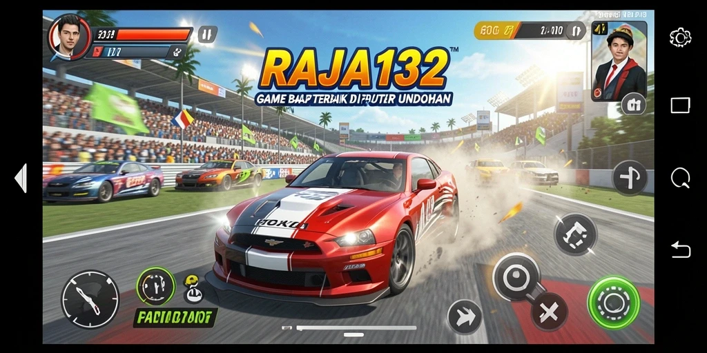Gameplay balap yang seru dan mendebarkan di RAJA132.