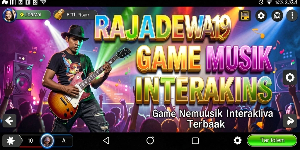 Tampilan gameplay menarik dalam RAJADEWA138 dengan berbagai alat musik.